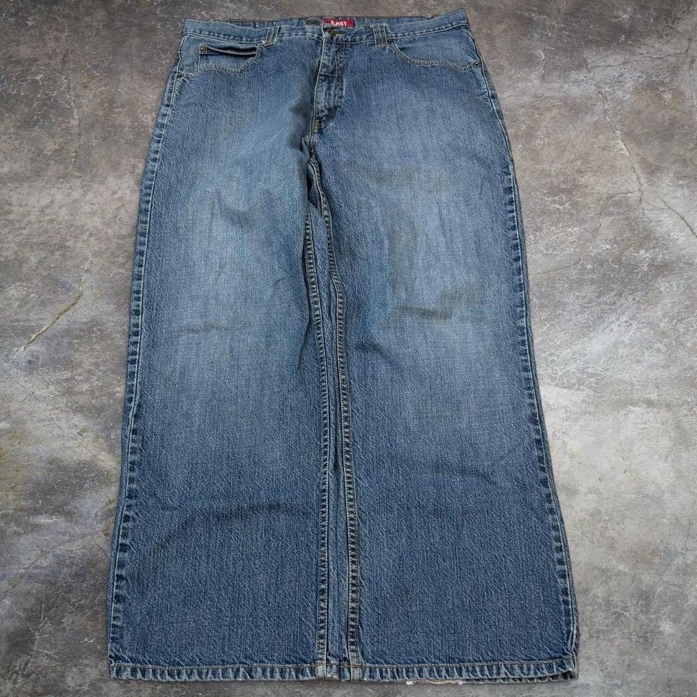 Vintage Anchor Blue Easy Fit Blue Jeans Men's Size 36x29 Skater Grunge Denim Y2K